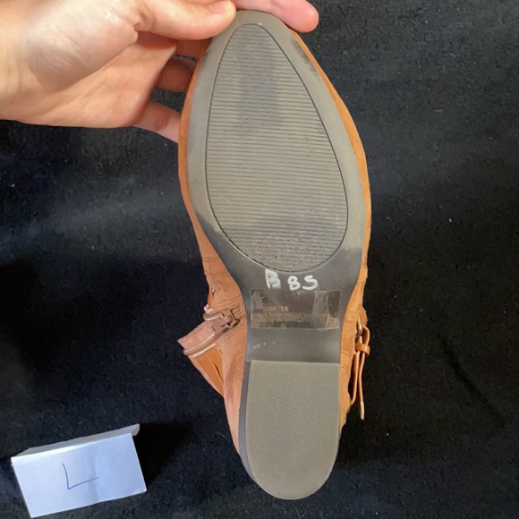 Tan Belted Booties - Picture 10 of 11